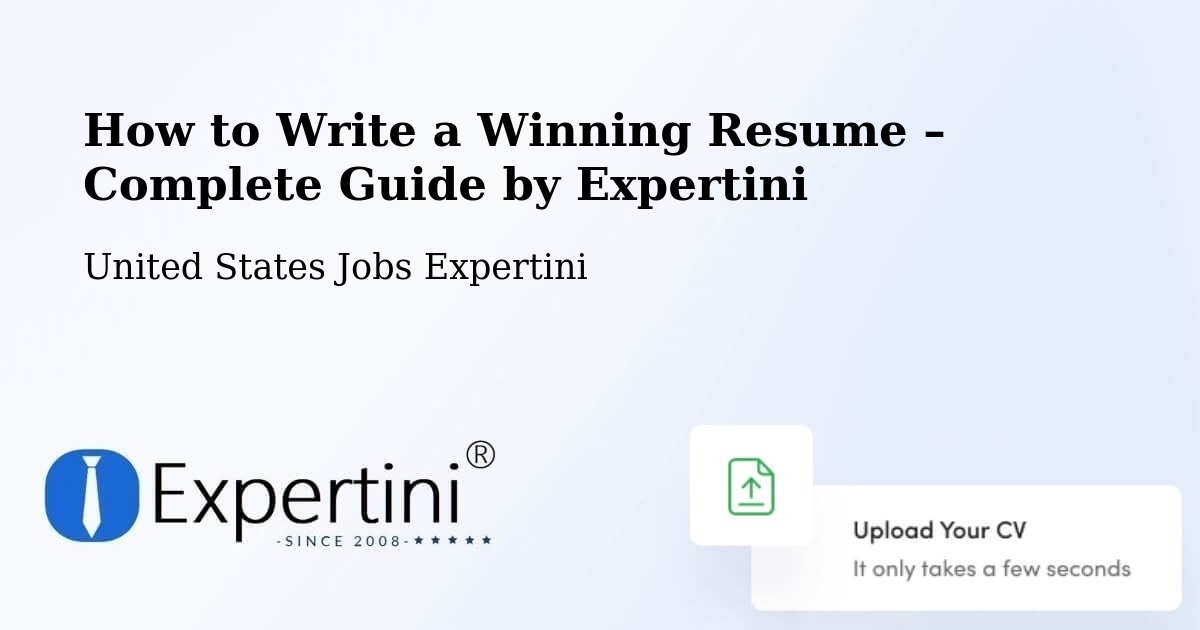 Resume Writing Guide for Job Seekers – Arthur - Arthur, United States Jobs Expertini